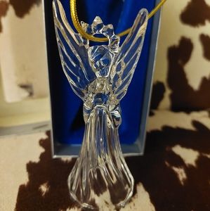 Mikasa Vintage Crystal Heavenly Music Angel Ornament